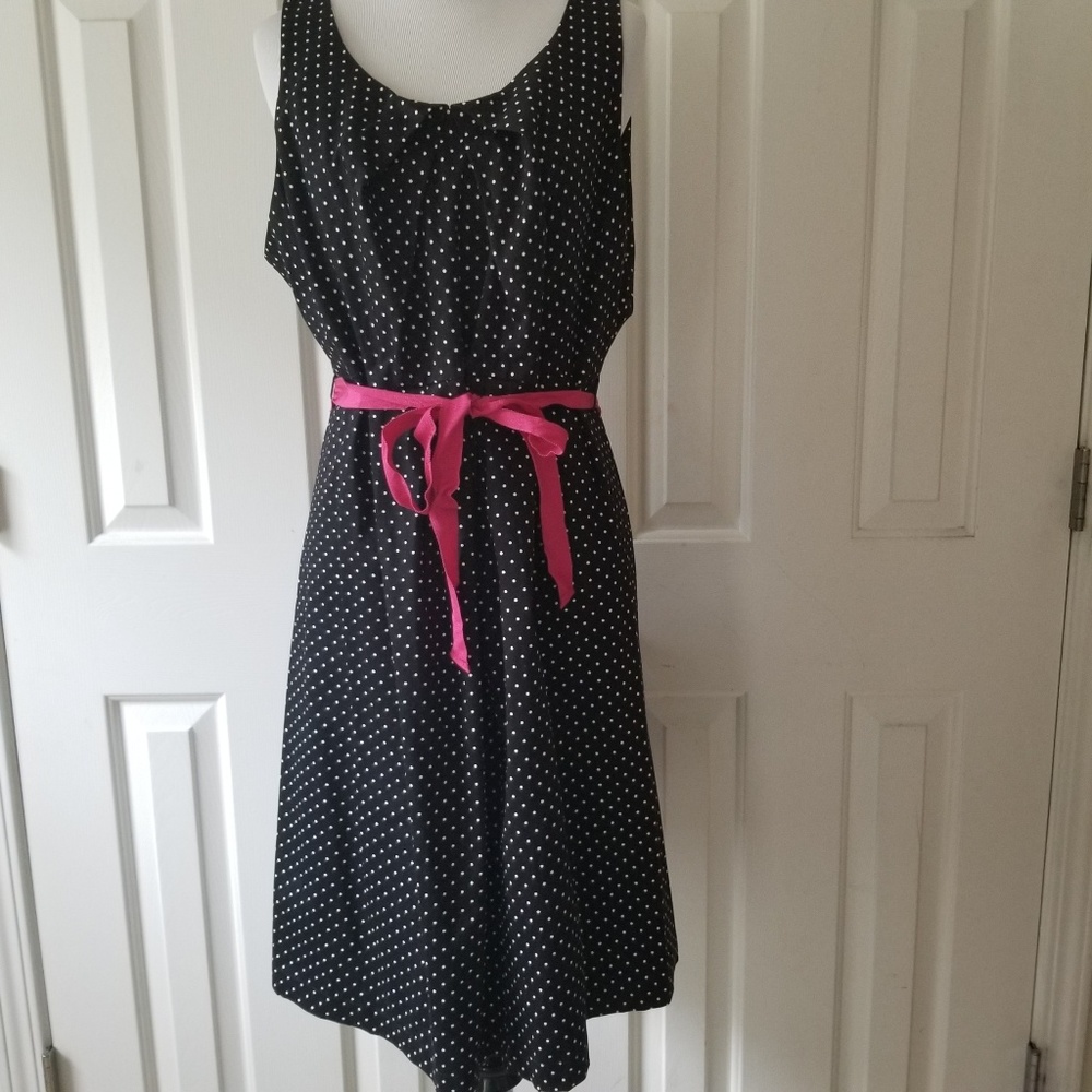 Motherhood Maternity Poka dot dress L